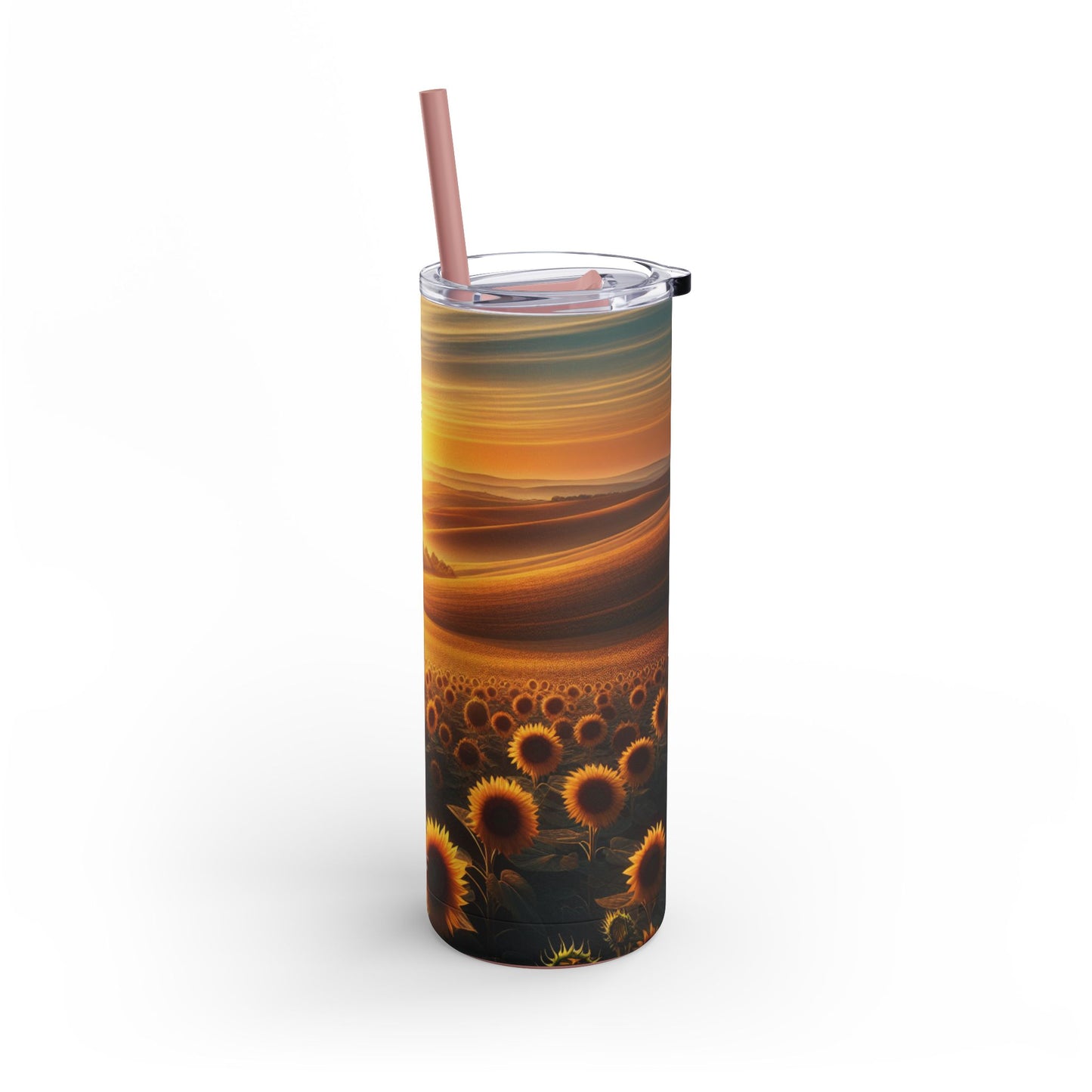 Amber Radiance Sunflower Fields - Tumblers