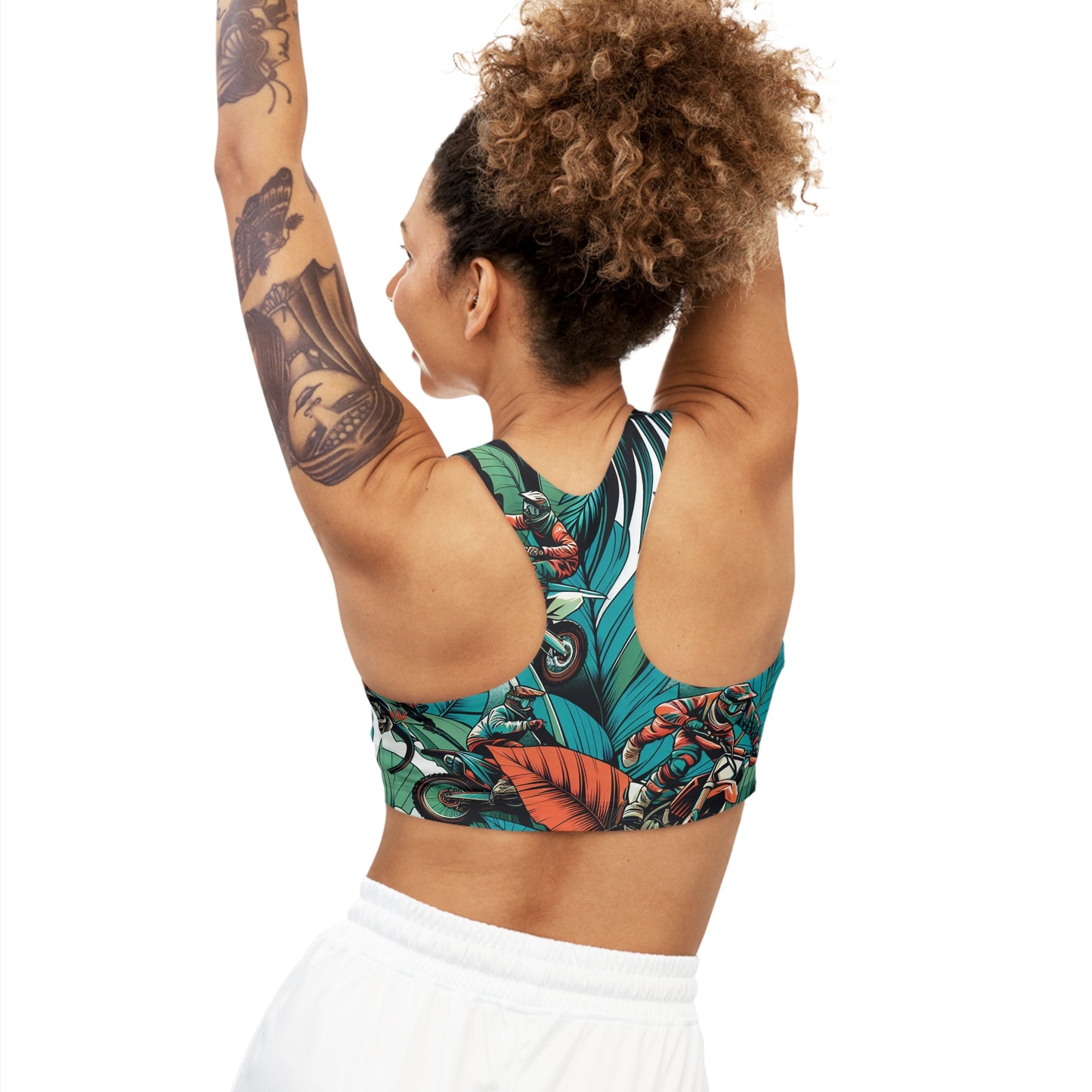 Tropical Motocross Mayhem - Sports Bra