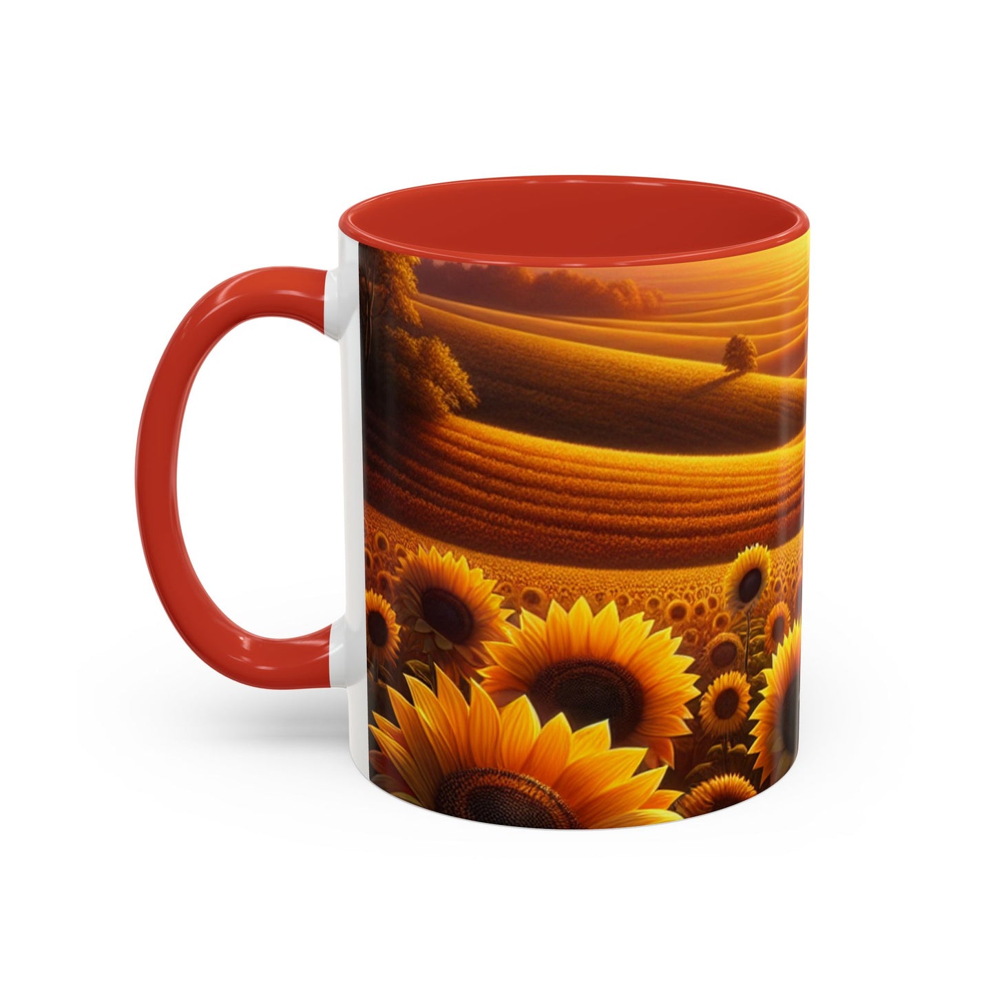 Amber Sunset Fields - Mugs
