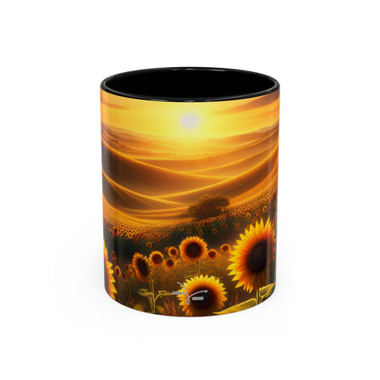 Amber Sunflower Serenade - Mugs