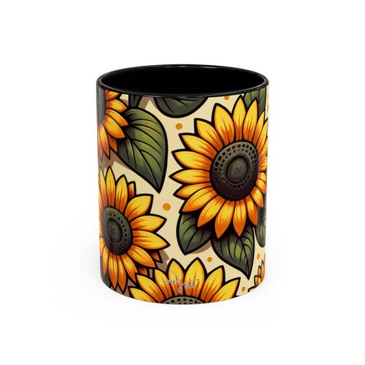 Sunshine Meadow Sunflower Array - Mugs