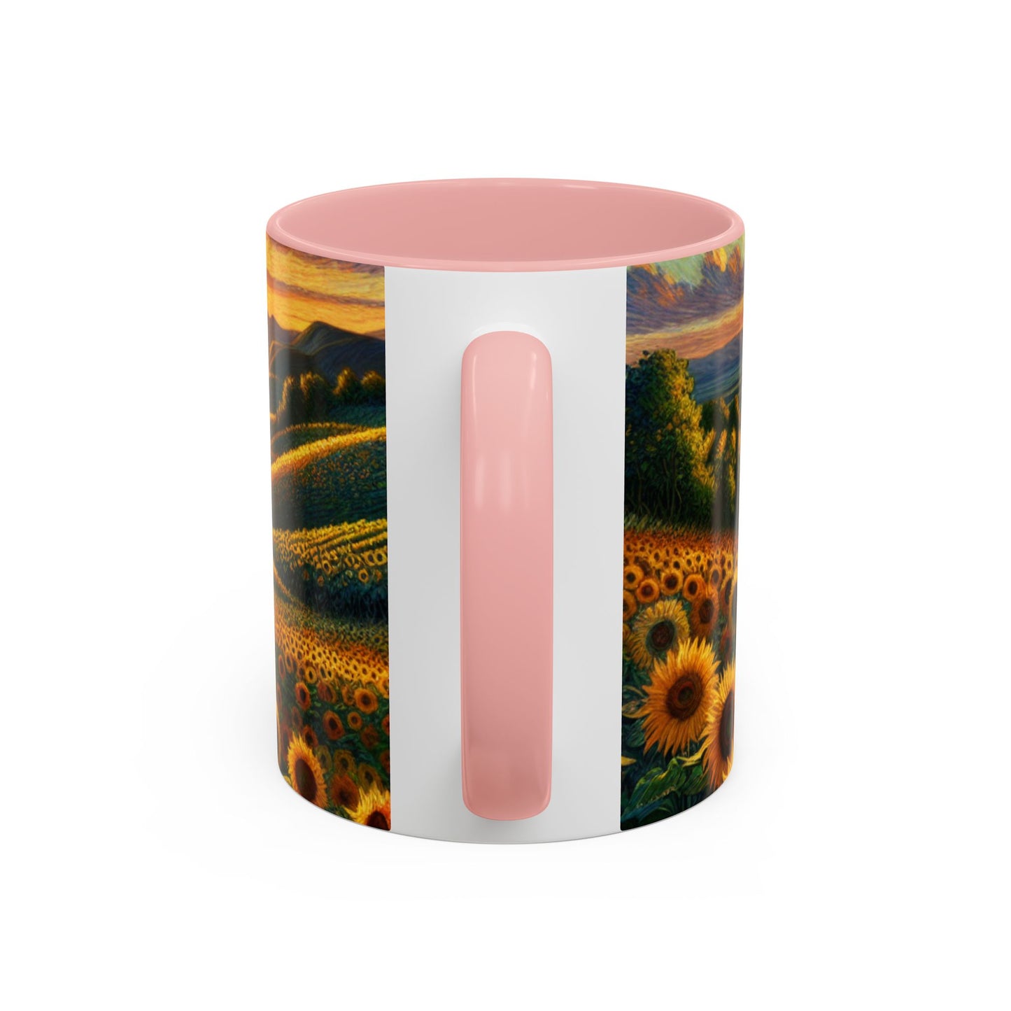 Sunset Serenade in Sunflower Valleys - Mugs