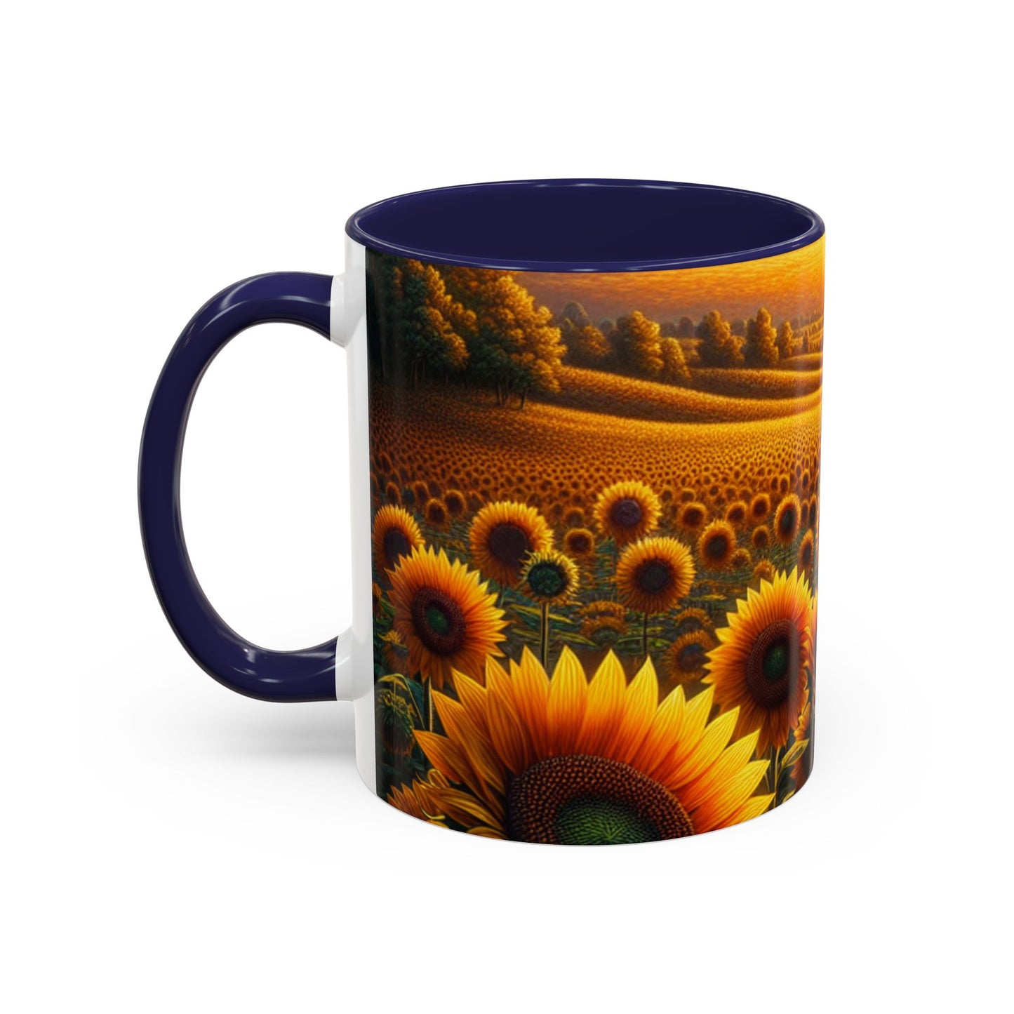 Amber Sunflower Serenade - Mugs