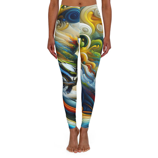 Chromatic Vortex Velocity - Leggings