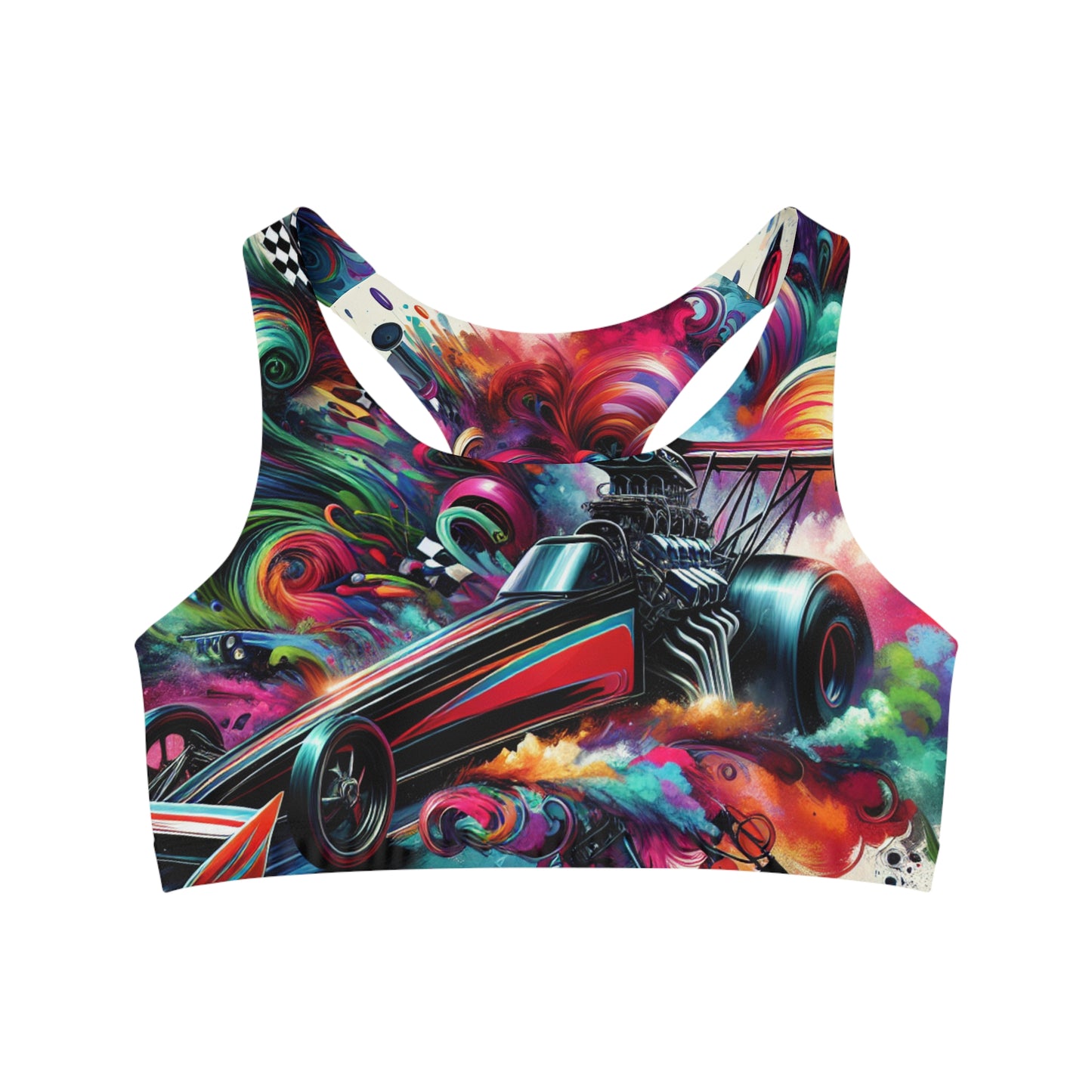 Racing Vortex Extravaganza - Sports Bra