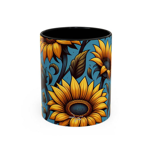 Midnight Sunflower Majesty - Mugs