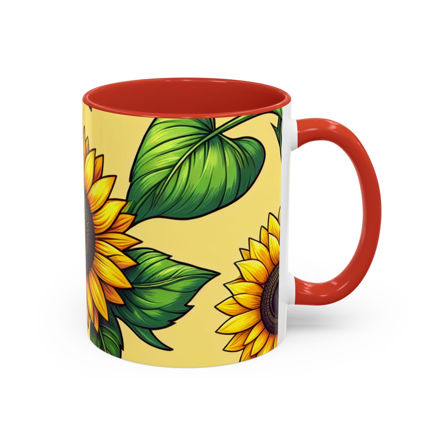 Golden Helianthus Harmony - Mugs