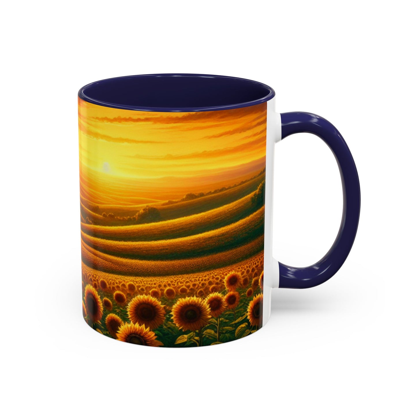 Amber Sunflower Serenade - Mugs