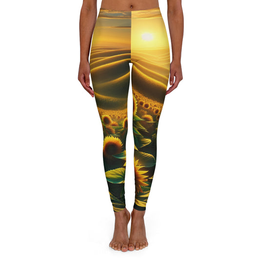Sunset Amber Waves - Leggings
