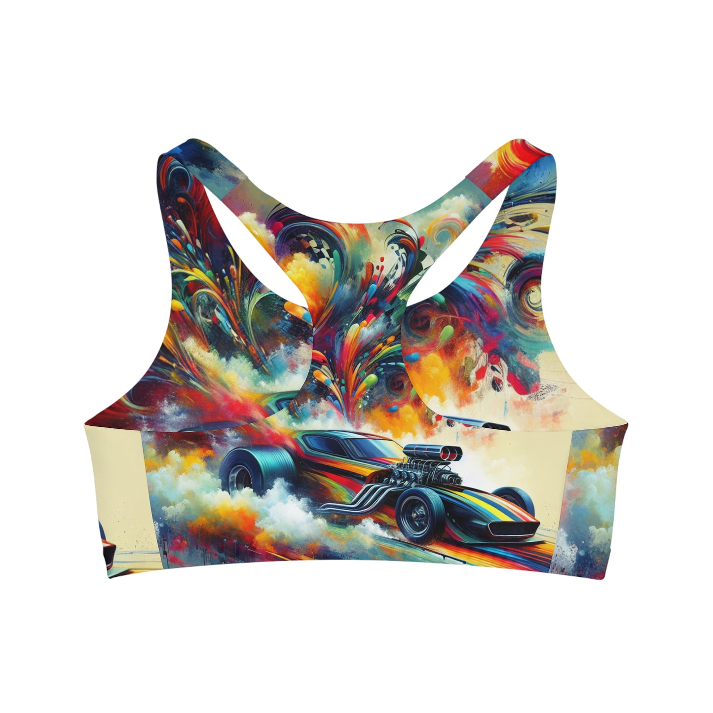 Turbocharged Vibrance - Sports Bra