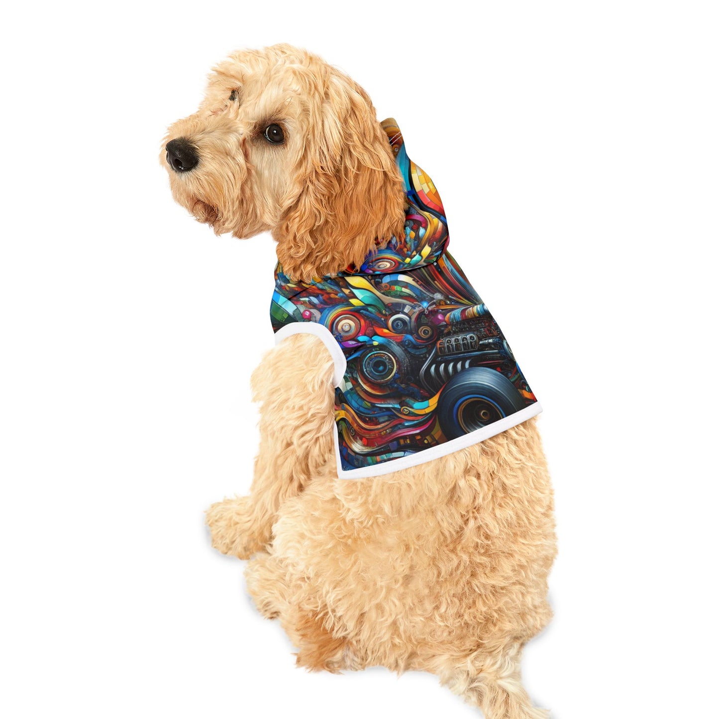 Vibrant Velocity - Pet Hoodie