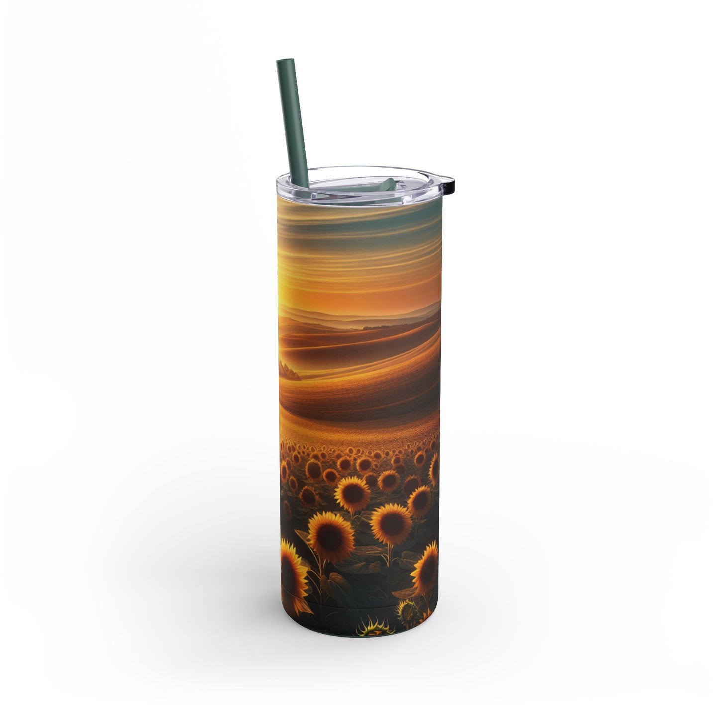 Amber Radiance Sunflower Fields - Tumblers
