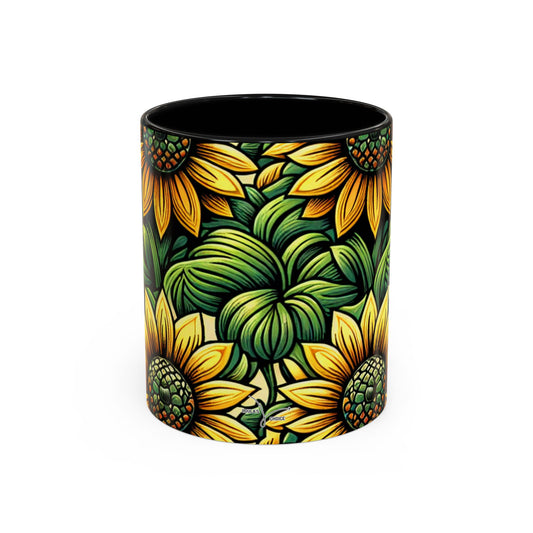 Golden Sunflower Haven - Mugs
