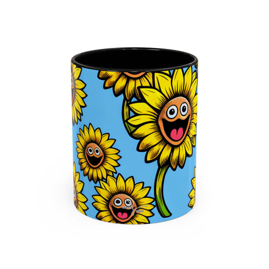 Sunny Smiles Delight Pattern - Mugs
