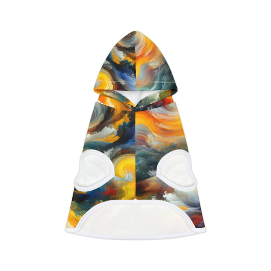 Chromatic Vortex Symphony - Pet Hoodie