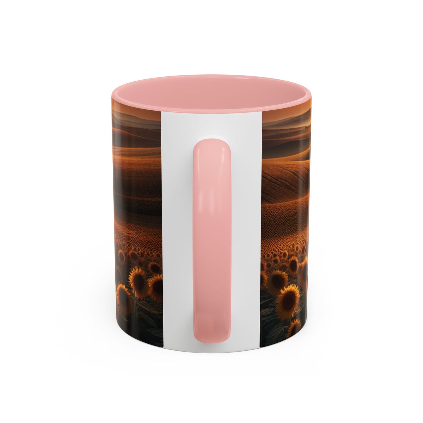 Amber Radiance Sunflower Fields - Mugs