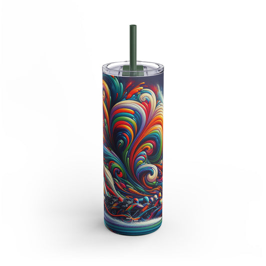 Dynamic Waves of Color - Tumblers