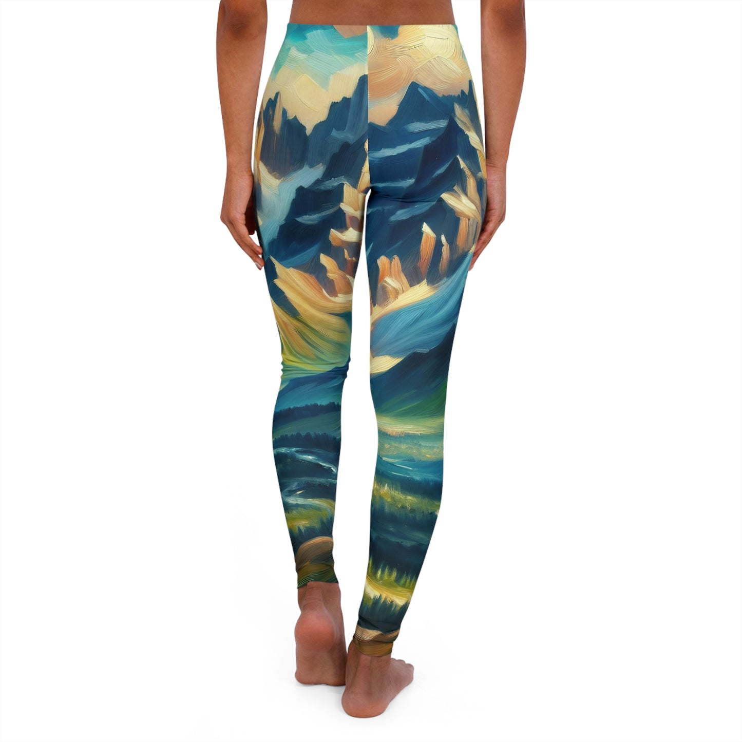 Majestic Alpine Dawn - Leggings