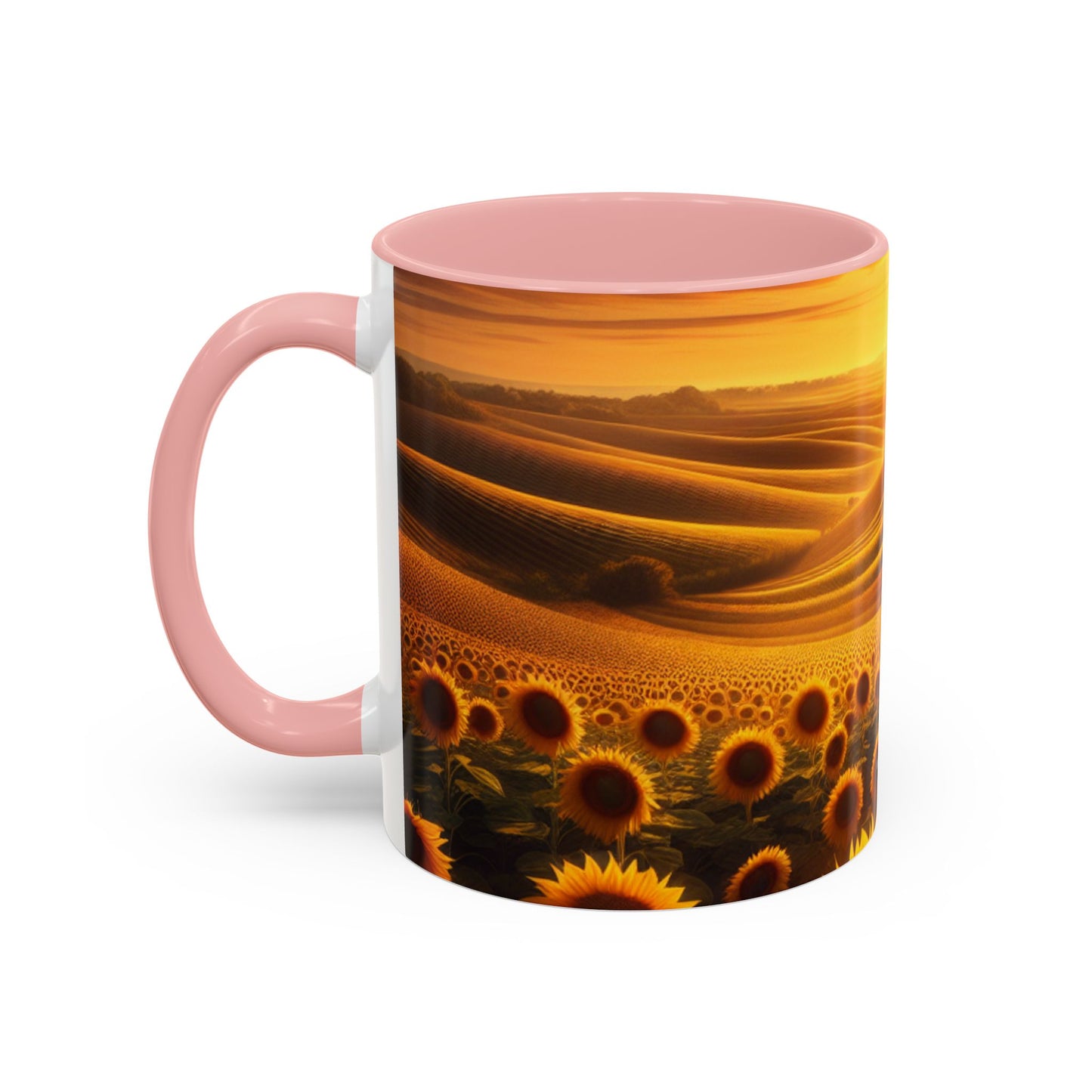 Golden Sunrise Tapestry - Mugs