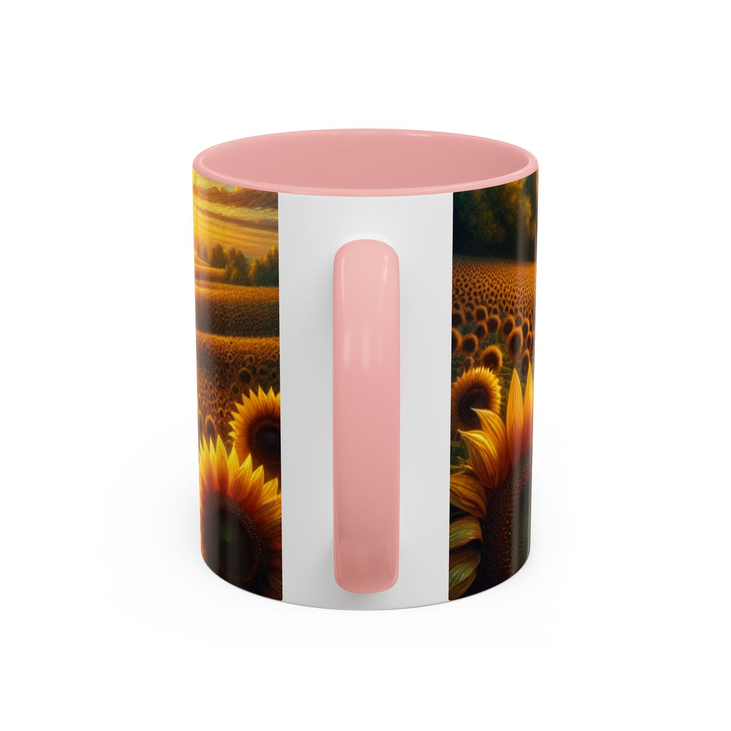 Sunset Serenade in the Sunflower Valley - Mugs