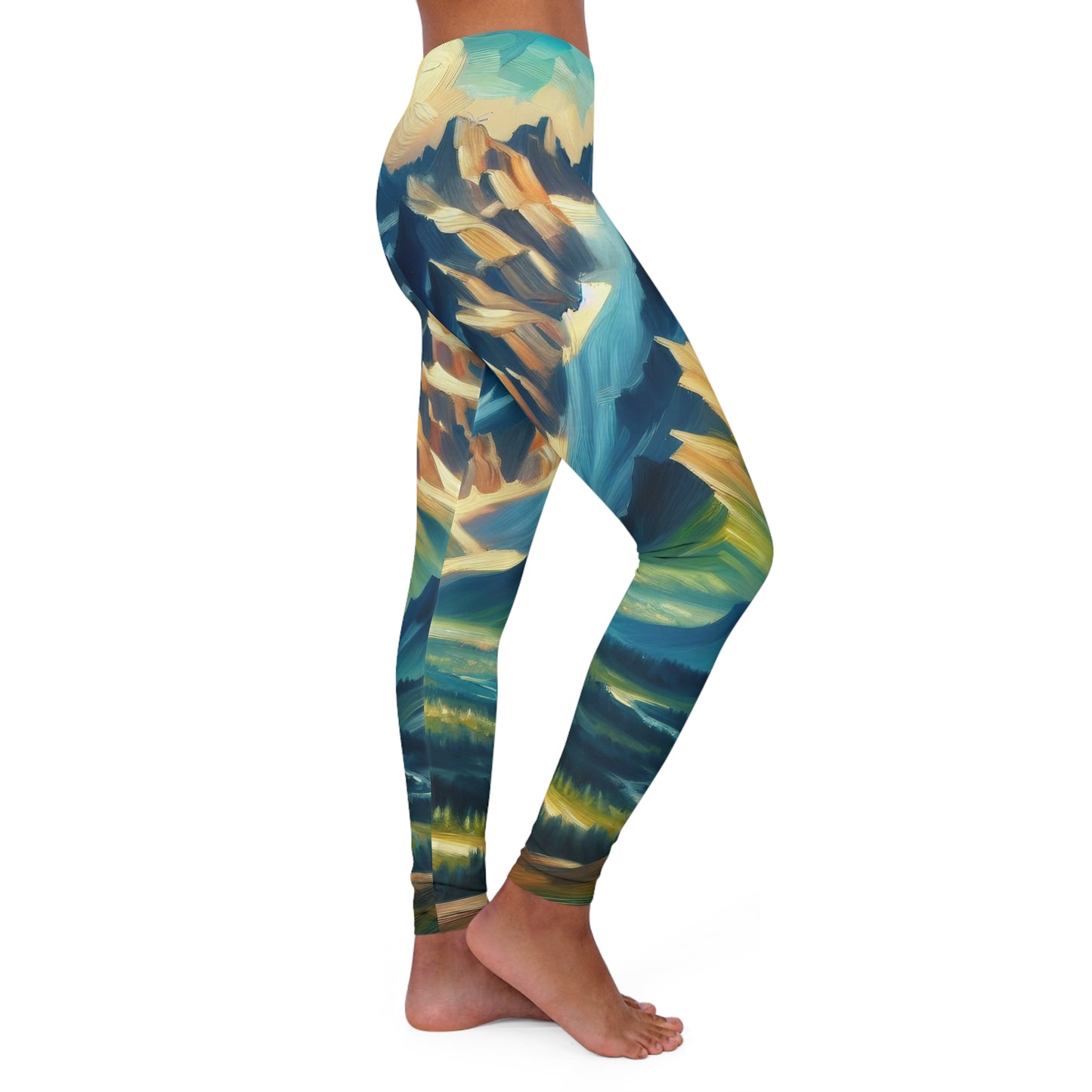 Majestic Alpine Dawn - Leggings