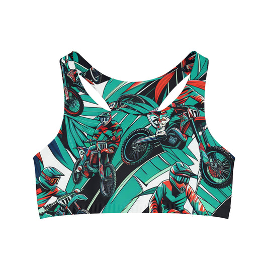 Tropical Moto Rush - Sports Bra