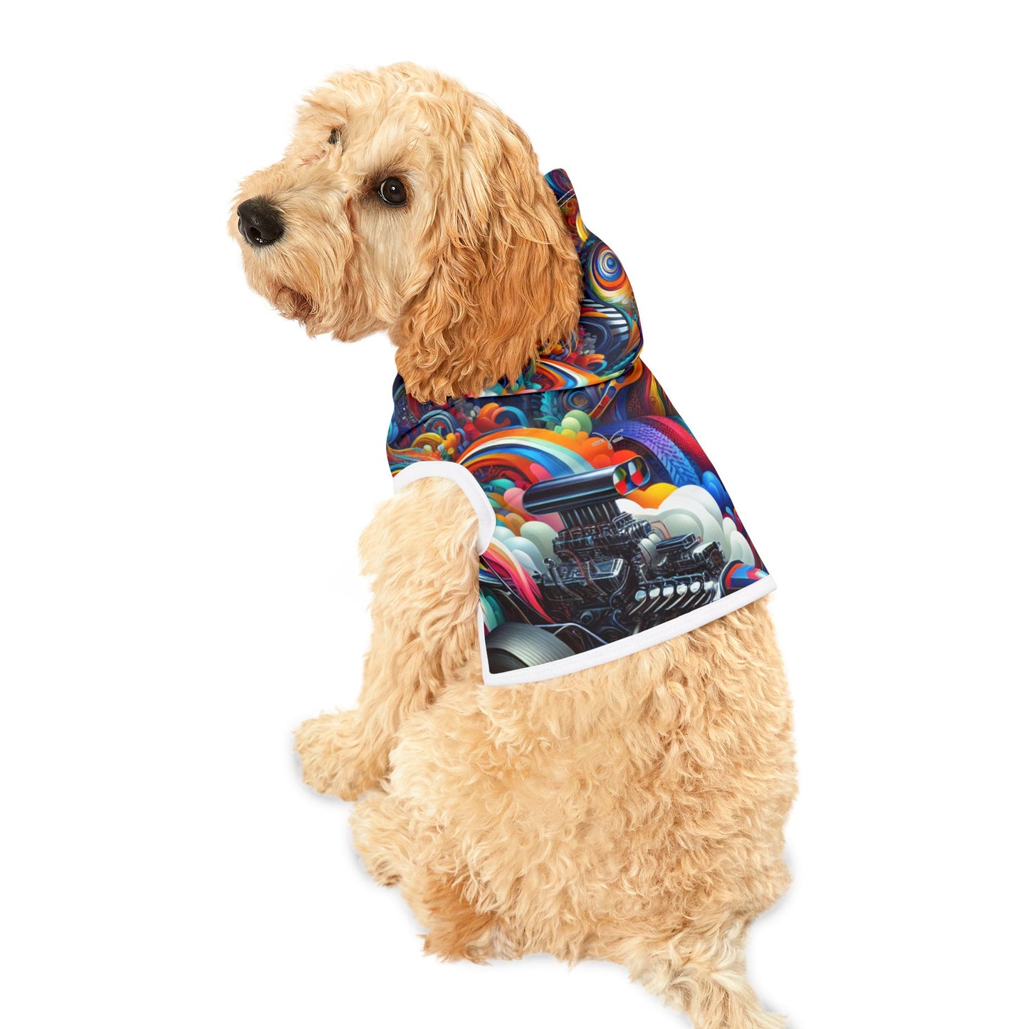 Vibrant Velocity - Pet Hoodie