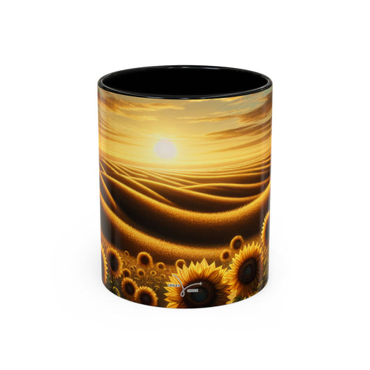 Golden Sunrise Meadow - Mugs