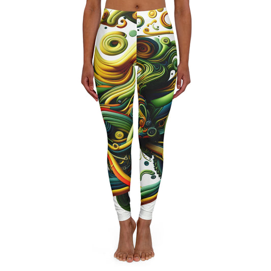 Vivid Velocity Vortex - Leggings