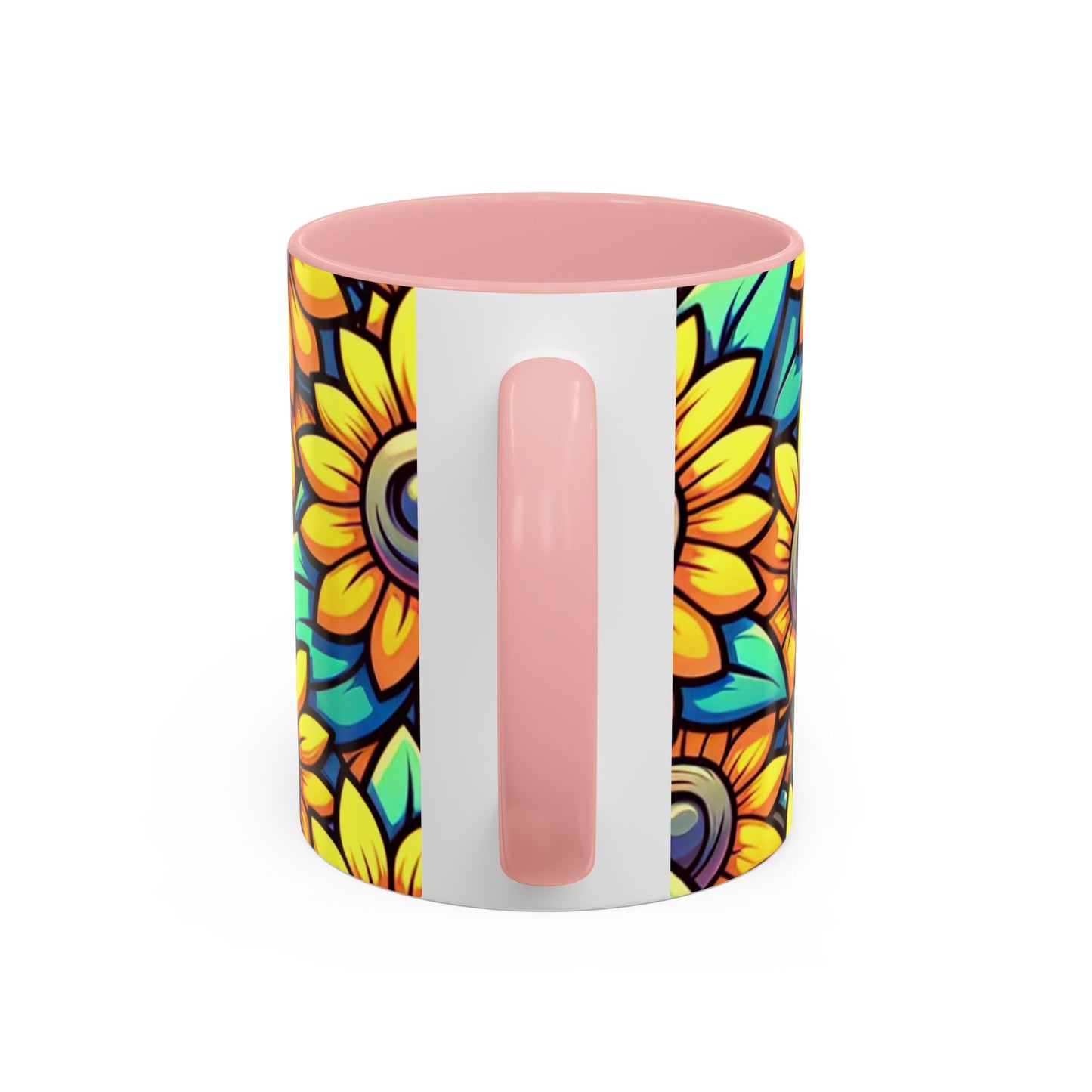 Sunburst Petal Cascade - Mugs