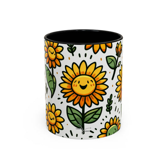 Sunny Smiles Meadow Pattern - Mugs