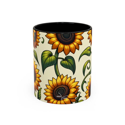 Sunflower Serenade Pattern - Mugs
