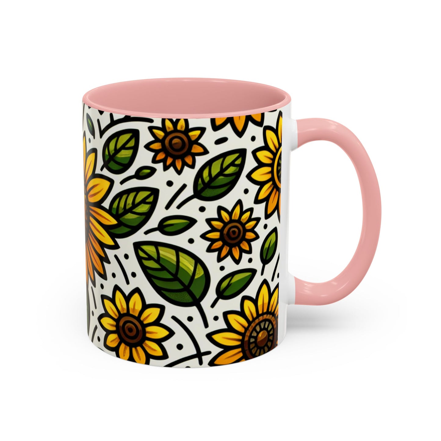 Summer Radiance Sunflower Bloom - Mugs