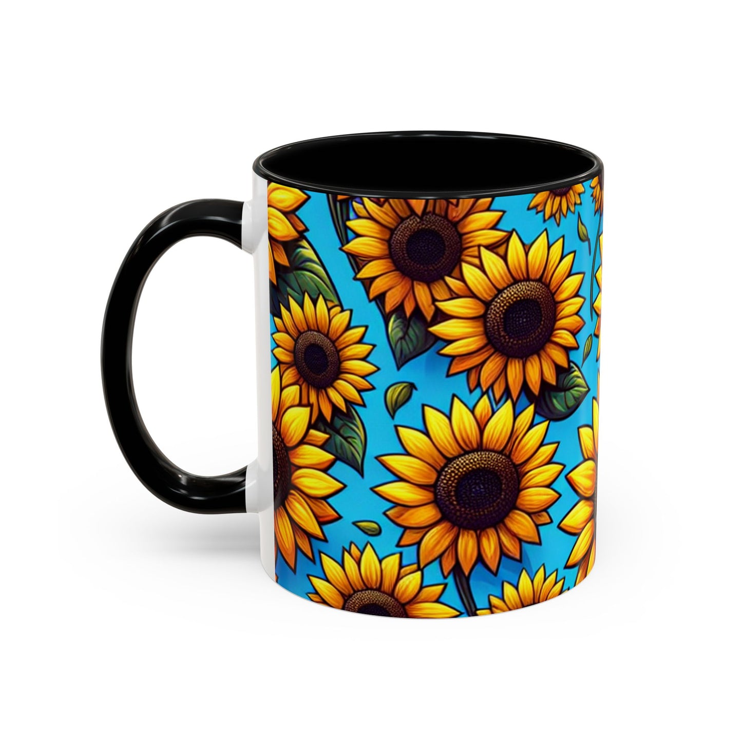 Azure Meadow Sunburst - Mugs