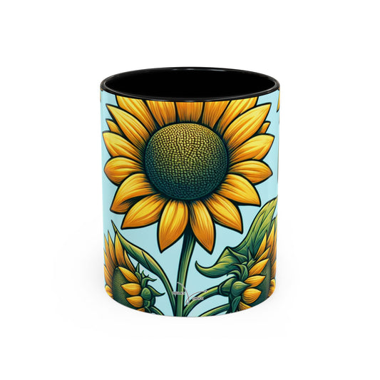 Sunshine Serenade Sunflower Array - Mugs