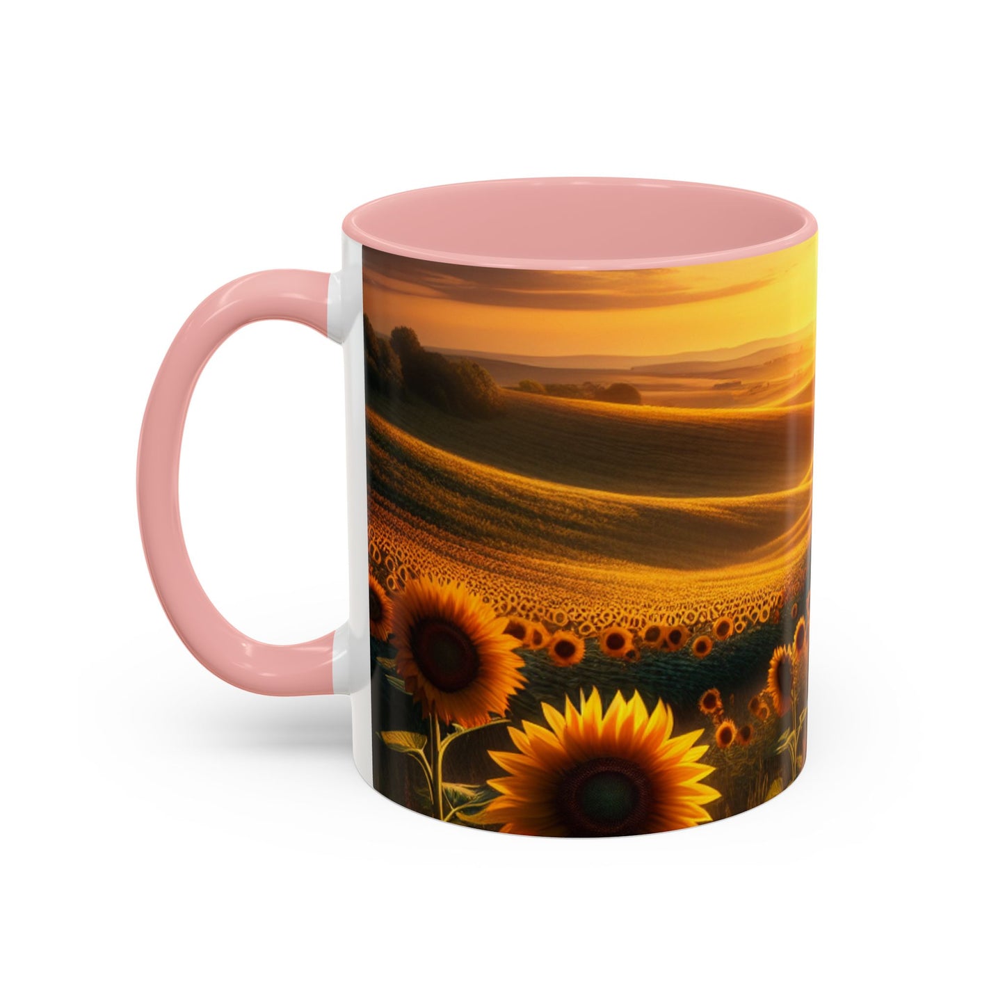 Amber Sunflower Serenade - Mugs