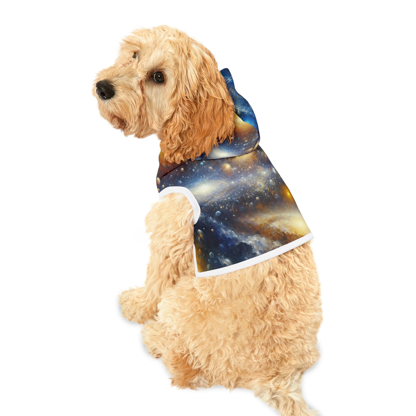 Cosmic Splendor Galaxy Array - Pet Hoodie