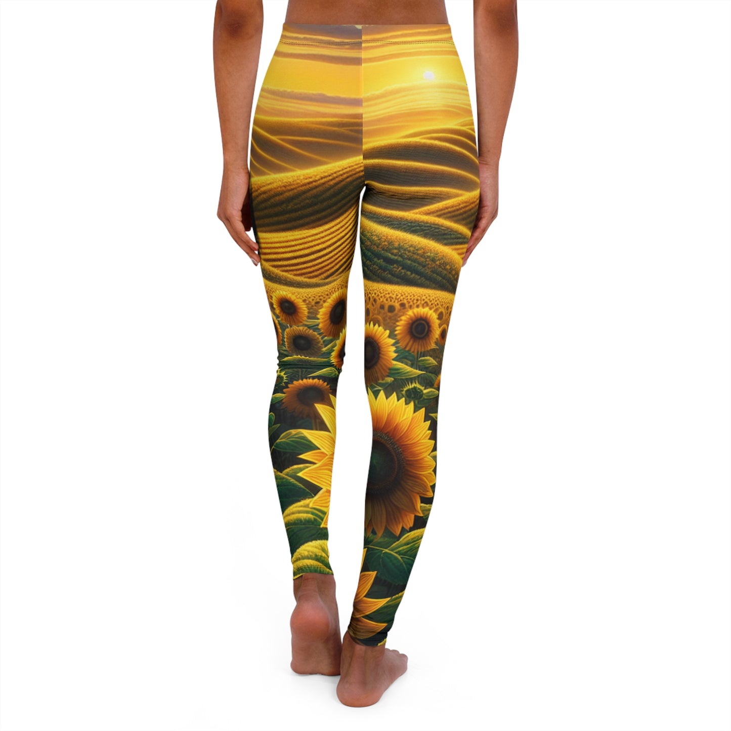 Amber Waves and Sunflower Blaze - Leggings