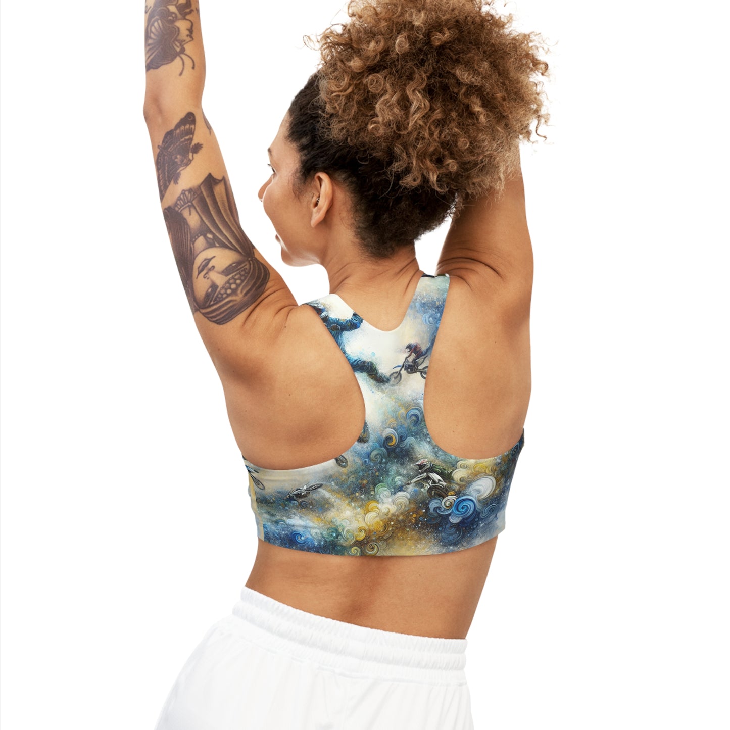 Celestial Motocross Dreamscape - Sports Bra