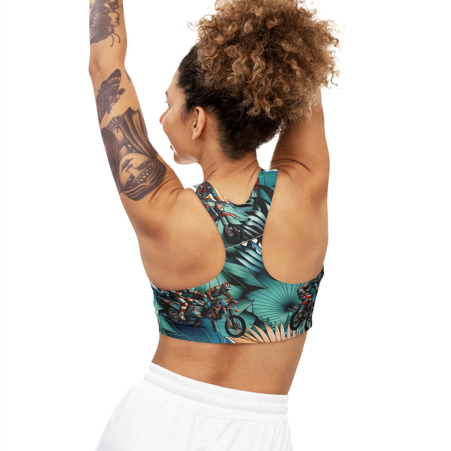 Tropical Moto Crosswind - Sports Bra
