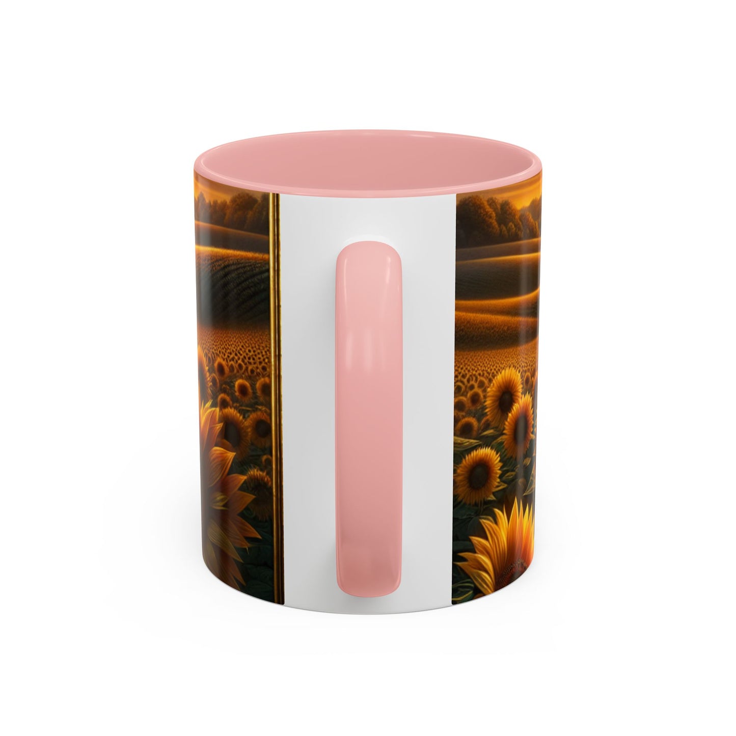 Amber Radiance Sunflower Fields - Mugs
