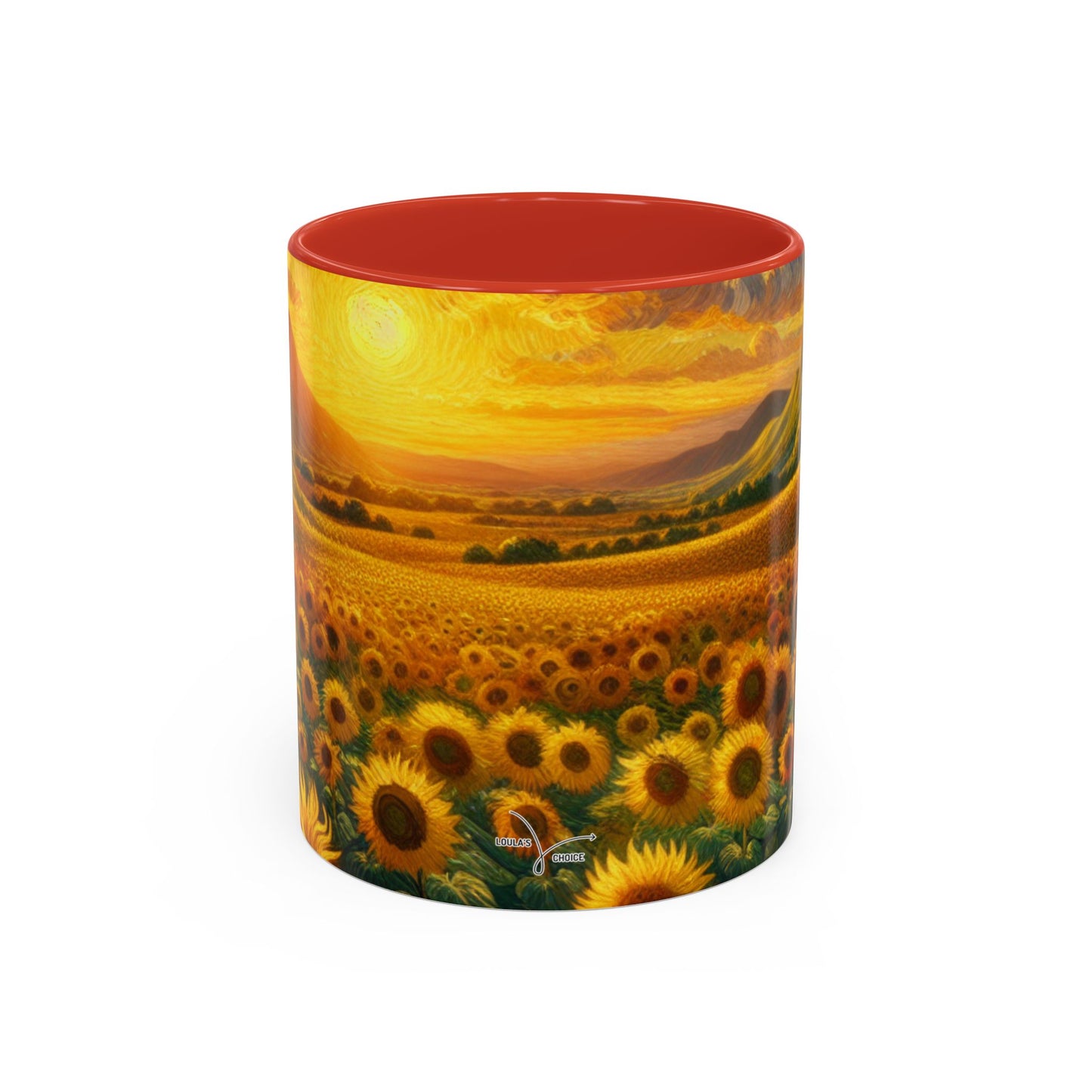 Sunflower Radiance Swirl - Mugs