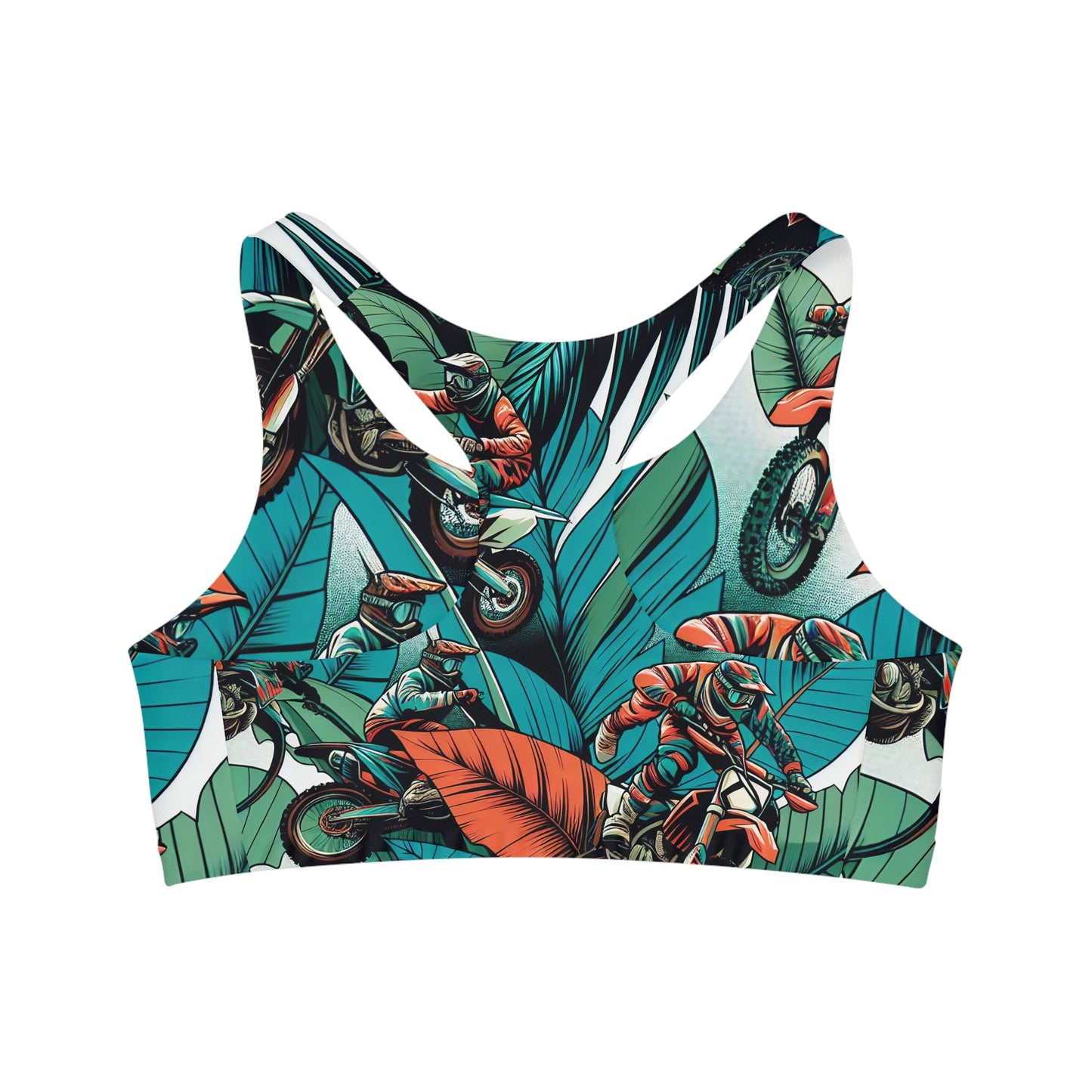 Tropical Motocross Mayhem - Sports Bra
