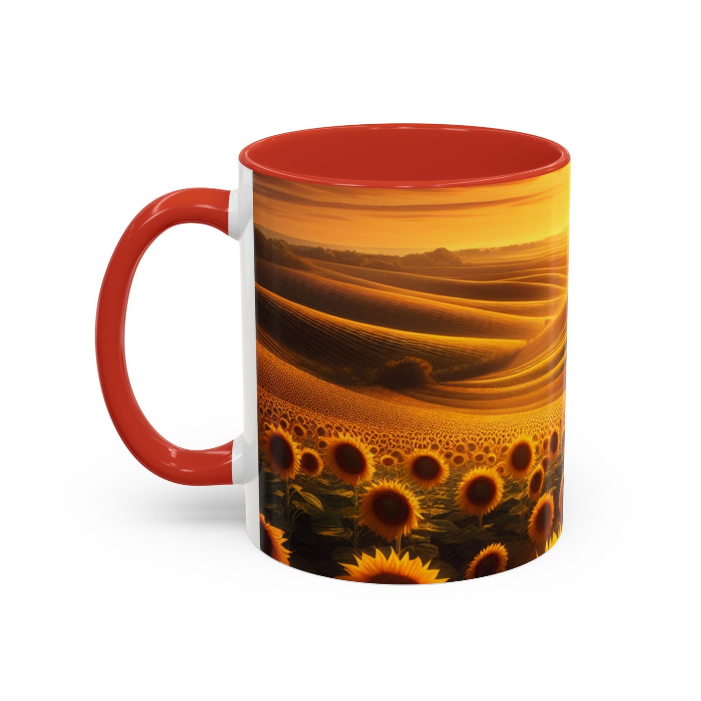 Golden Sunrise Tapestry - Mugs