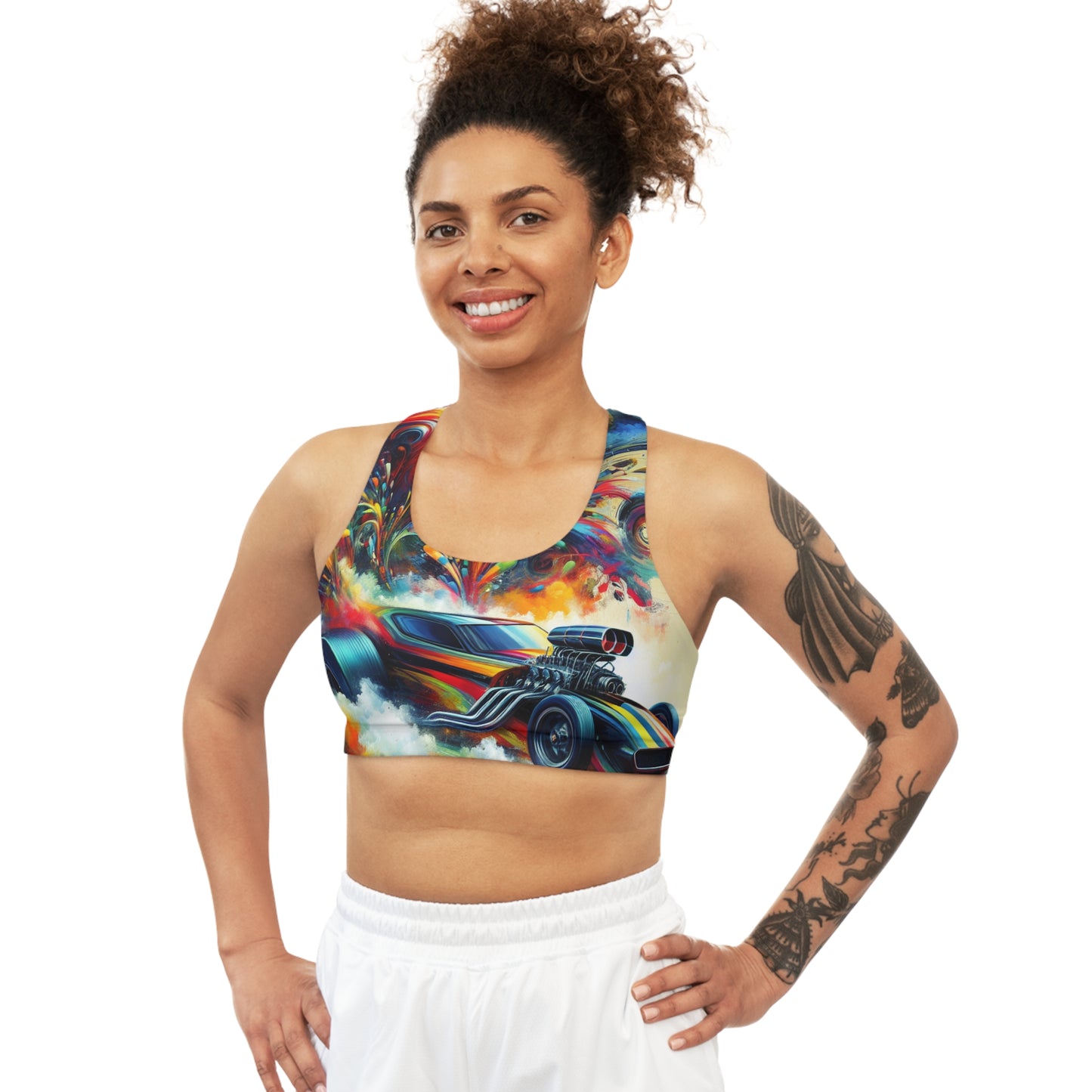 Turbocharged Vibrance - Sports Bra