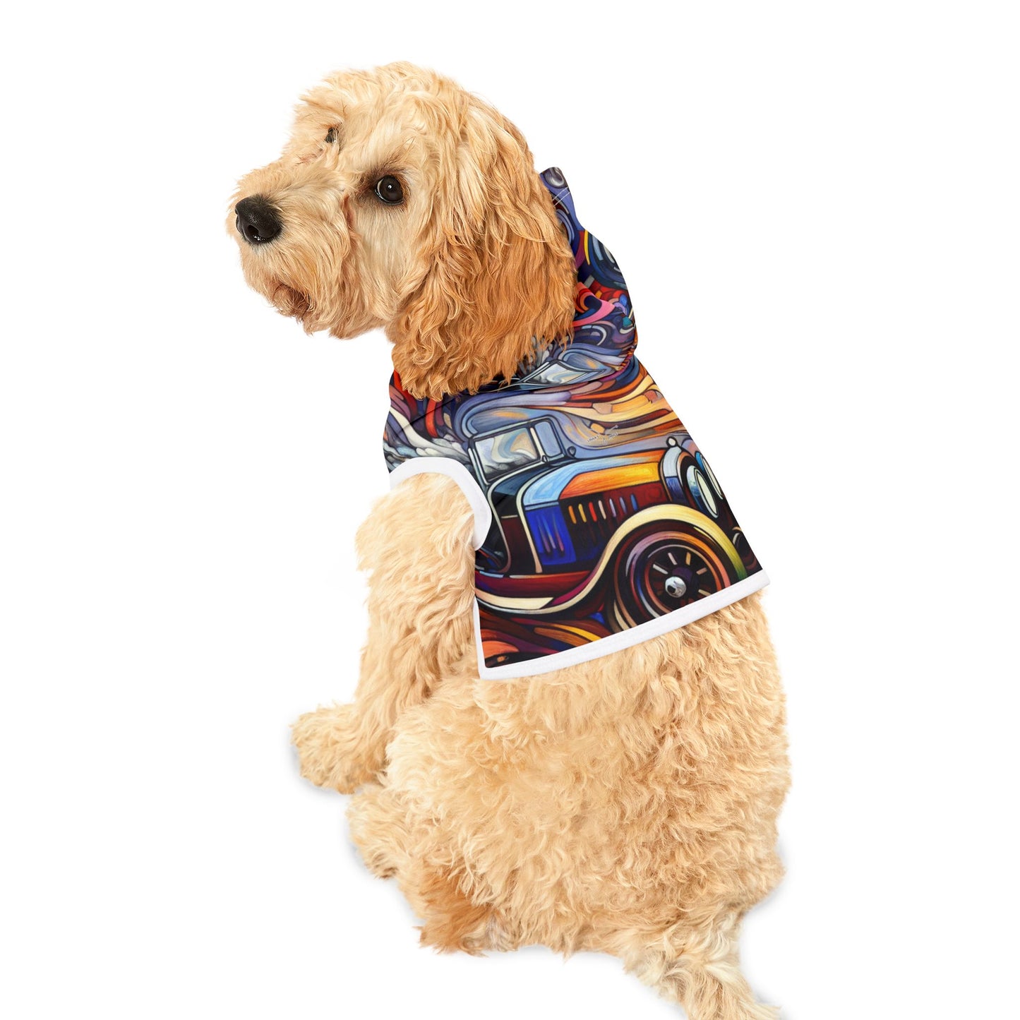 Vintage Velocity Vortex - Pet Hoodie