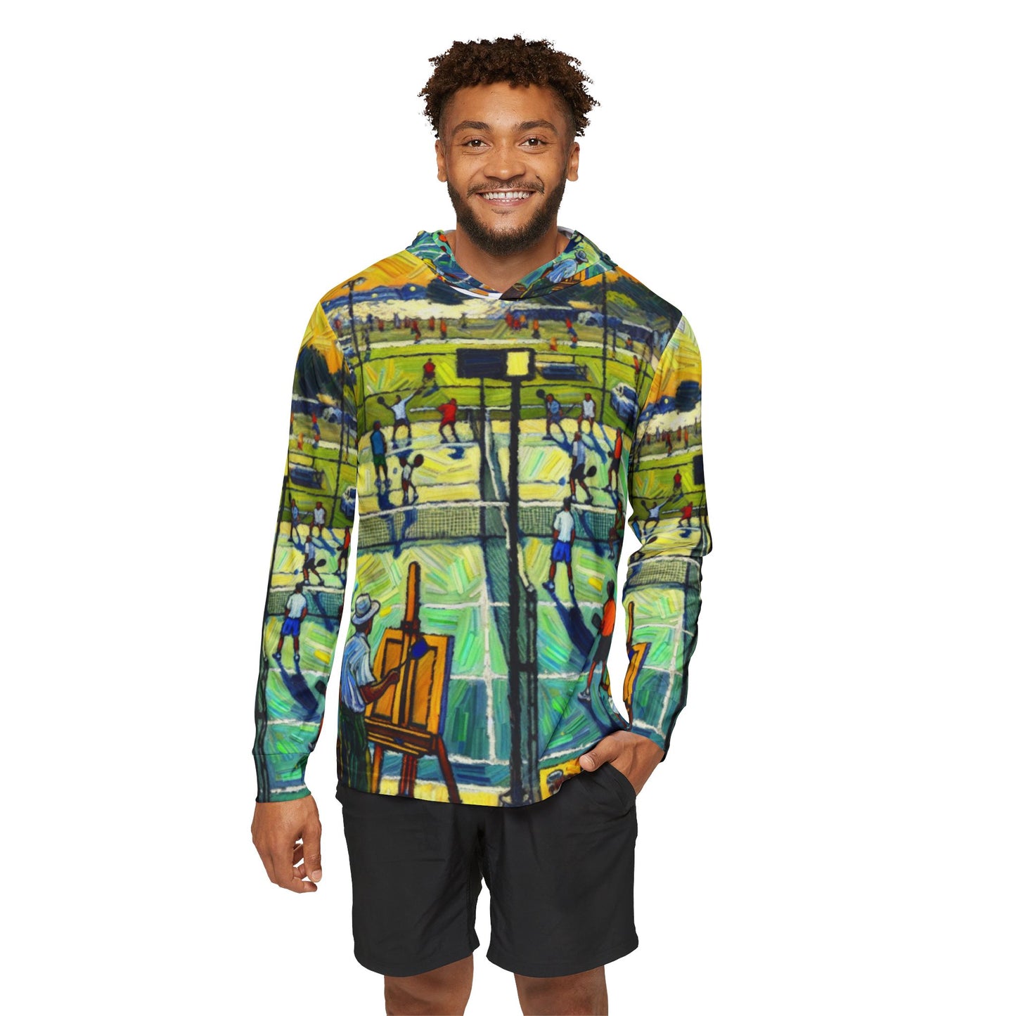 Vibrant Courtside Rhapsody - Hoodie