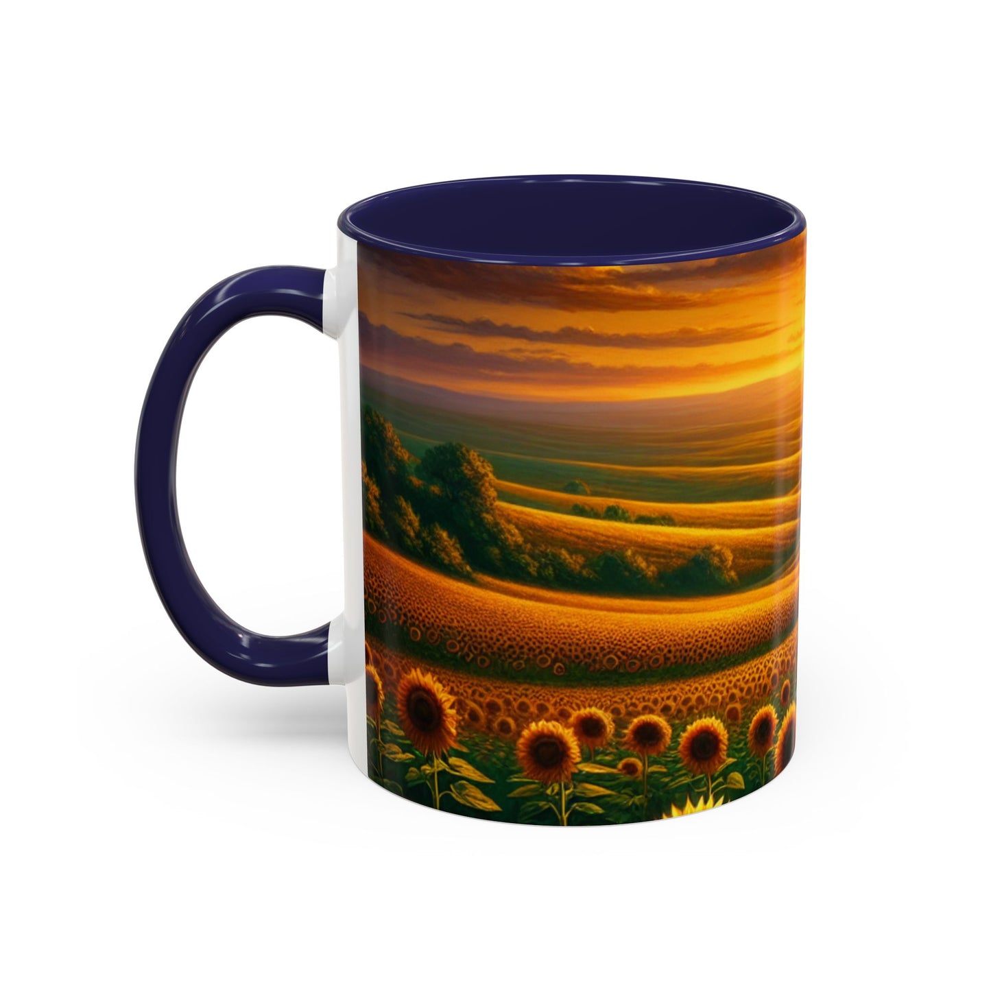 Amber Sunflower Serenade - Mugs