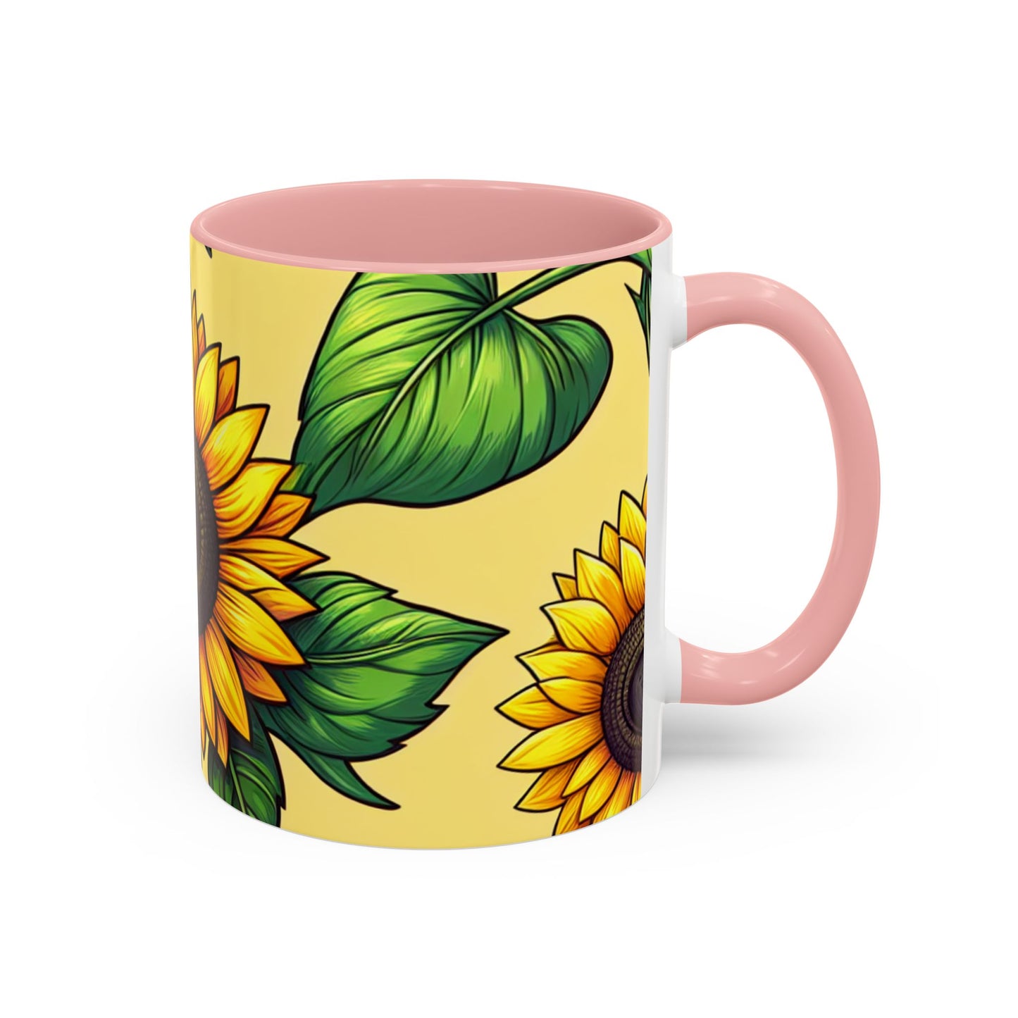 Golden Helianthus Harmony - Mugs