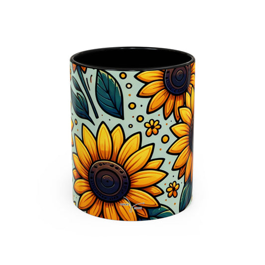 Sunshine Meadow Blooms Pattern - Mugs